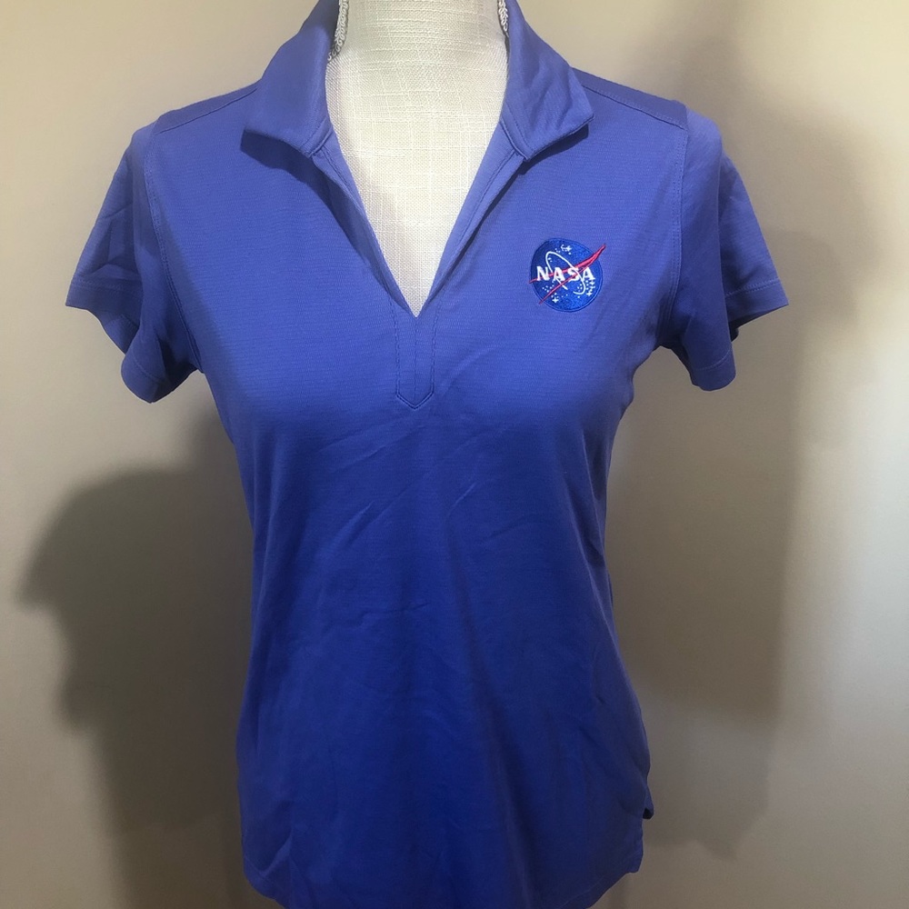 COPY - Blue NASA Embroidered Polo